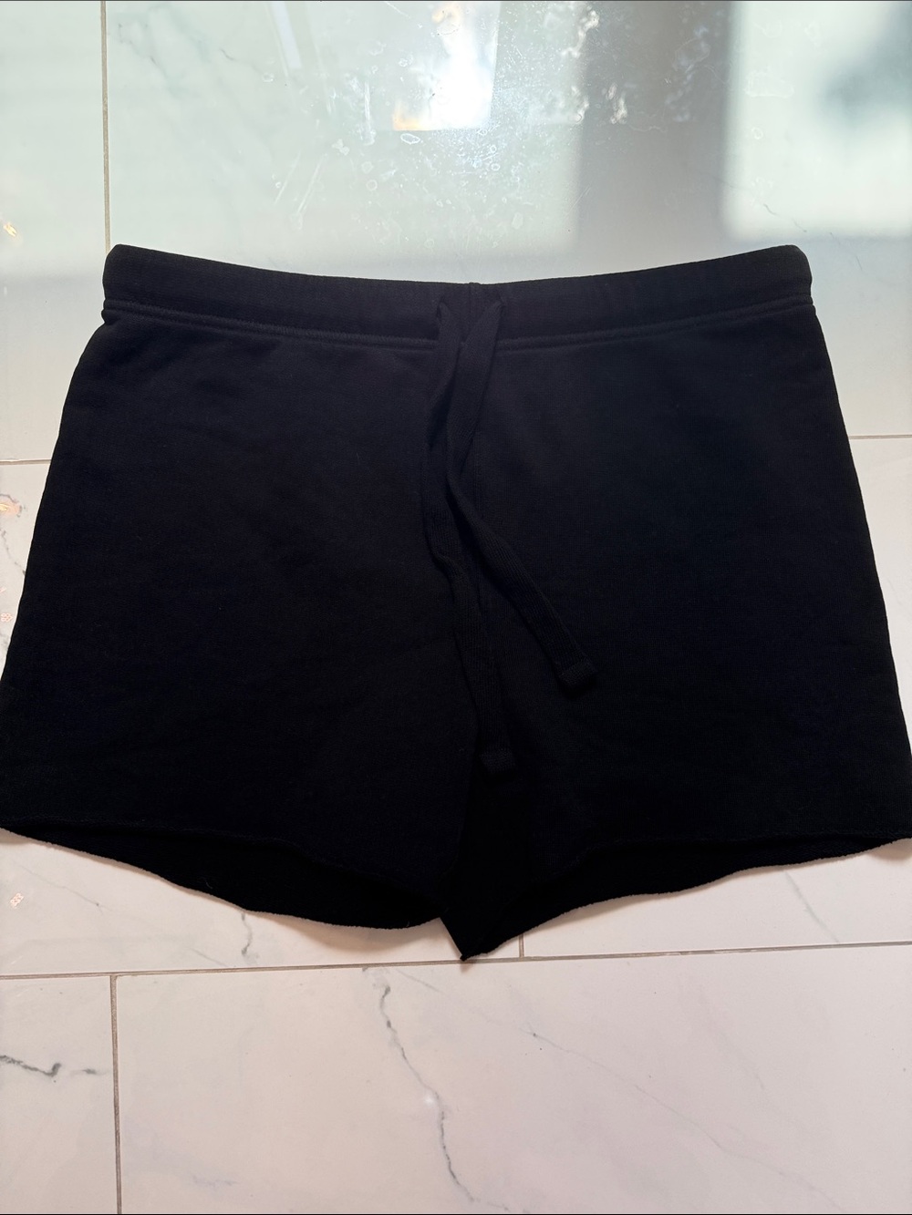Frank & Eileen Black Women's Drawstring sweatshirt shorts